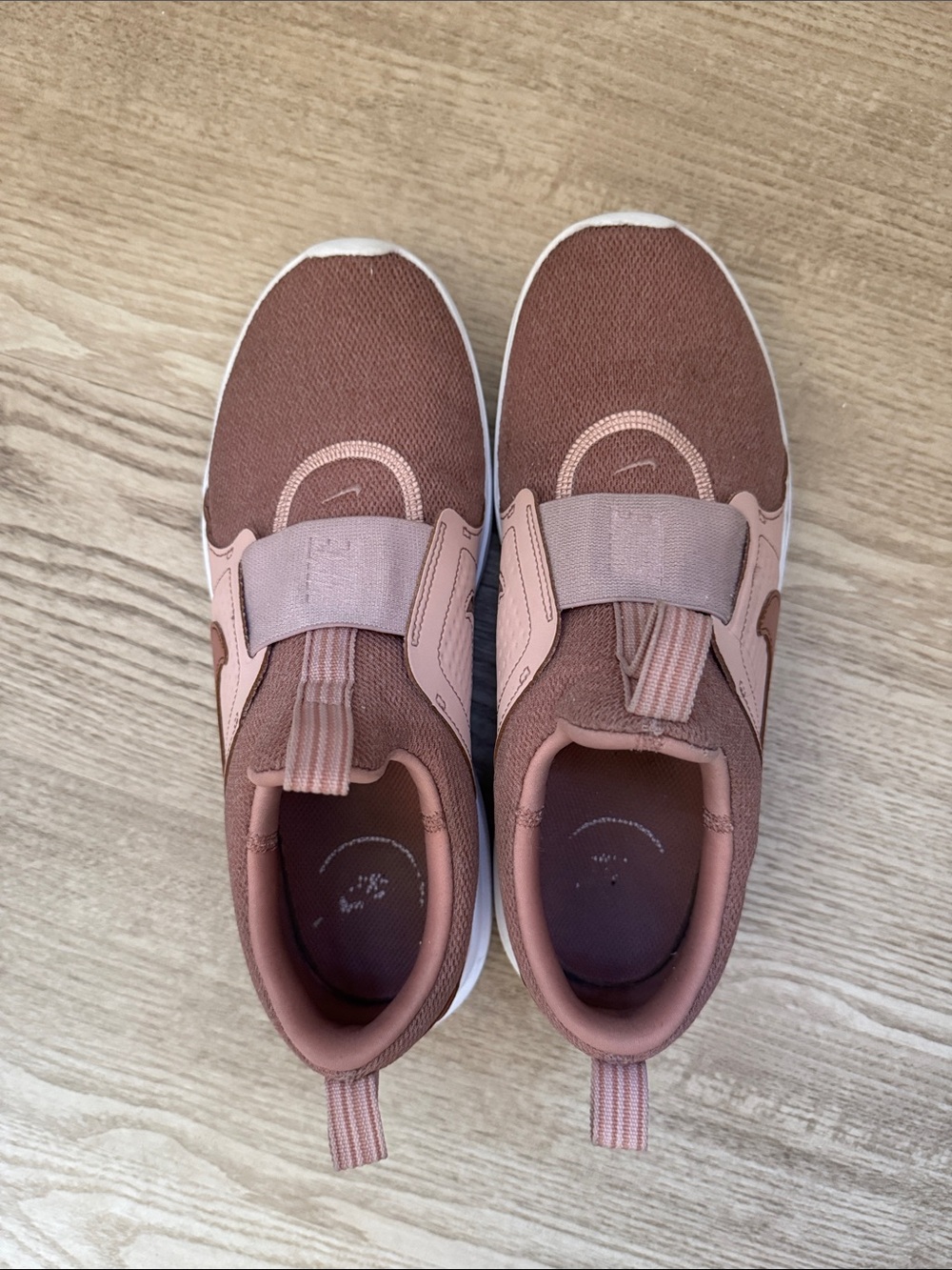 Nike Women’s Slip-On Athletic Shoes in Dusty Rose